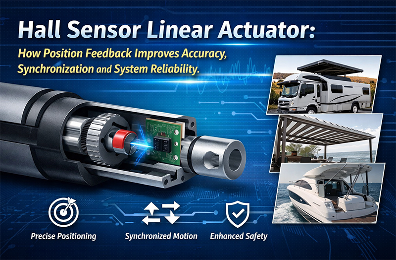 Hall Sensor Linear Actuator: How Position Feedback Improves Accuracy, Synchronization and System Reliability