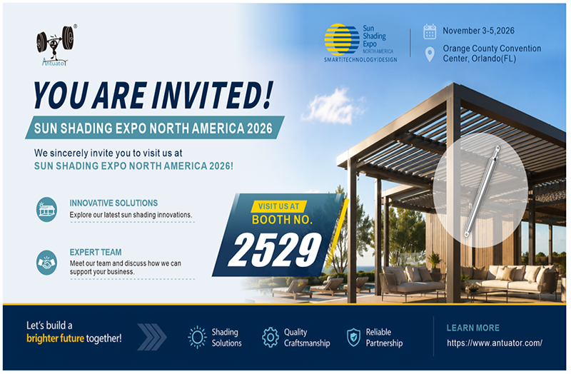 Join Antuator at Sun Shading Expo North America 2026