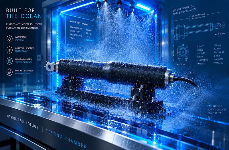 Engineered for the Waves: How Marine Actuators Pass the Ultimate Reliability Test